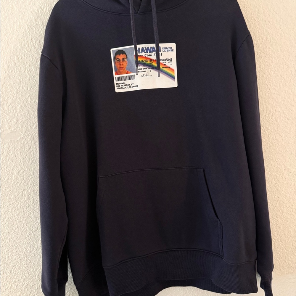Classic Navy Hoodie “McLovin”
